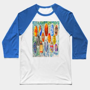 Surfboard Extravaganza Baseball T-Shirt